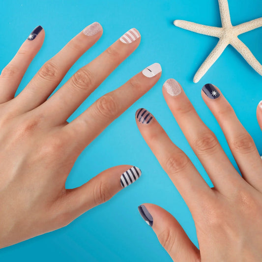 NANACOCO Insta Gel Nail Strips 22 strips Gloss (Bon Voyage) % | product_vendor%