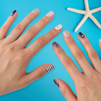 Load image into Gallery viewer, NANACOCO Insta Gel Nail Strips 22 strips Gloss (Bon Voyage) % | product_vendor%
