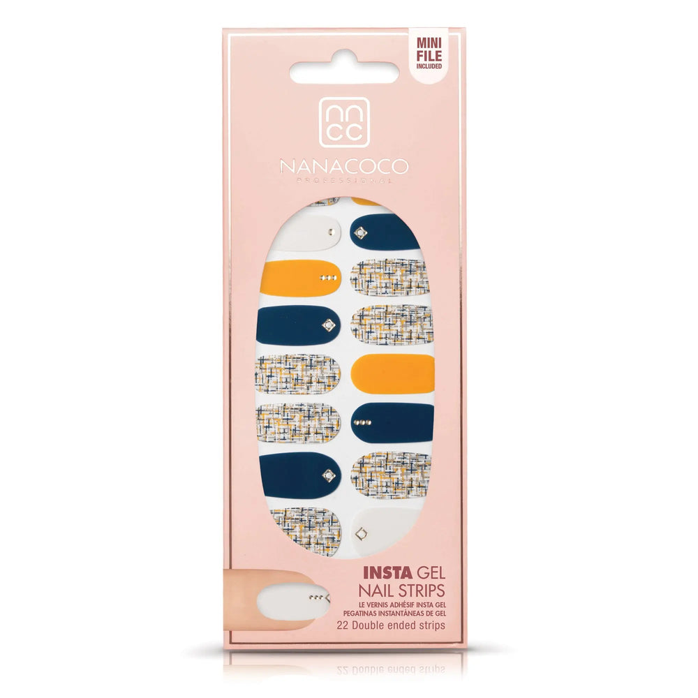 NANACOCO Insta Gel Nail Strips 22 strips Gloss (Pop Culture) % | product_vendor%