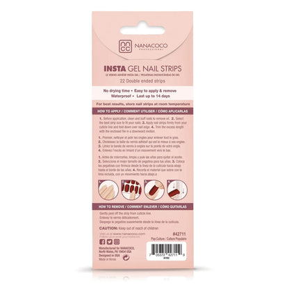 NANACOCO Insta Gel Nail Strips 22 strips Gloss (Pop Culture) % | product_vendor%