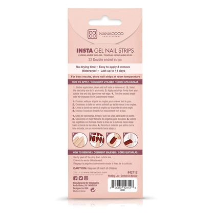 NANACOCO Insta Gel Nail Strips 22 strips Gloss (Wedding Lace) % | product_vendor%
