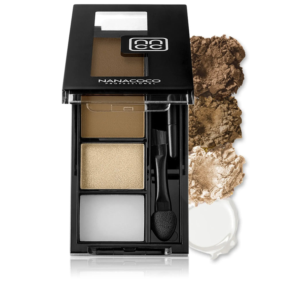 NANACOCO PRO Browstylers Powder Kit 3.8g (Light Brown) % | product_vendor%