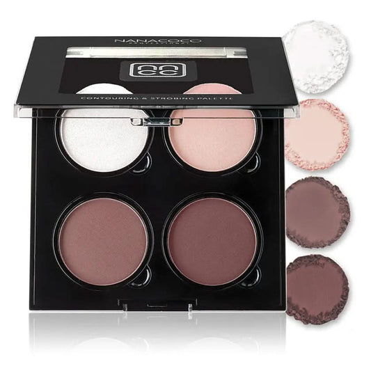 NANACOCO PRO Contouring and Strobing Quad Palette (Light) % | product_vendor%