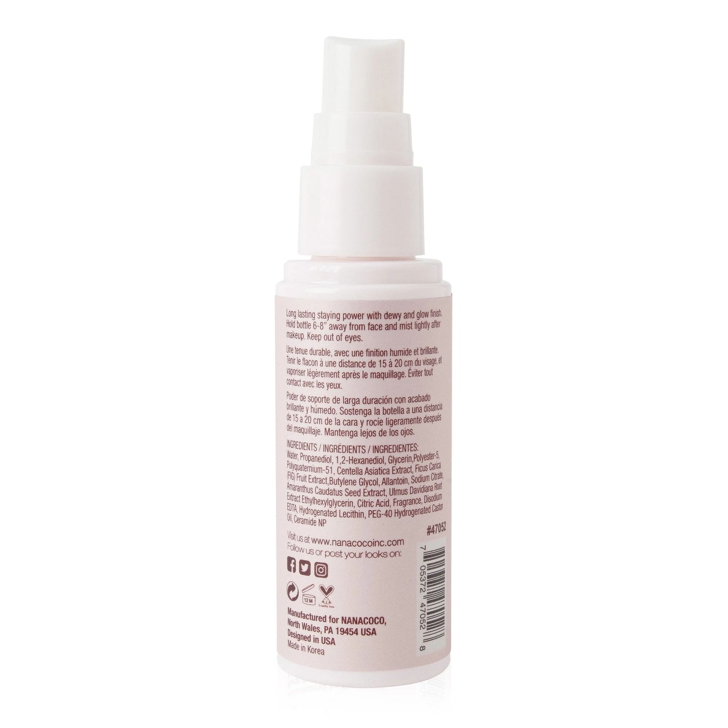 NANACOCO PRO HD Setting Spray 50ml (Pollution Proof) % | product_vendor%