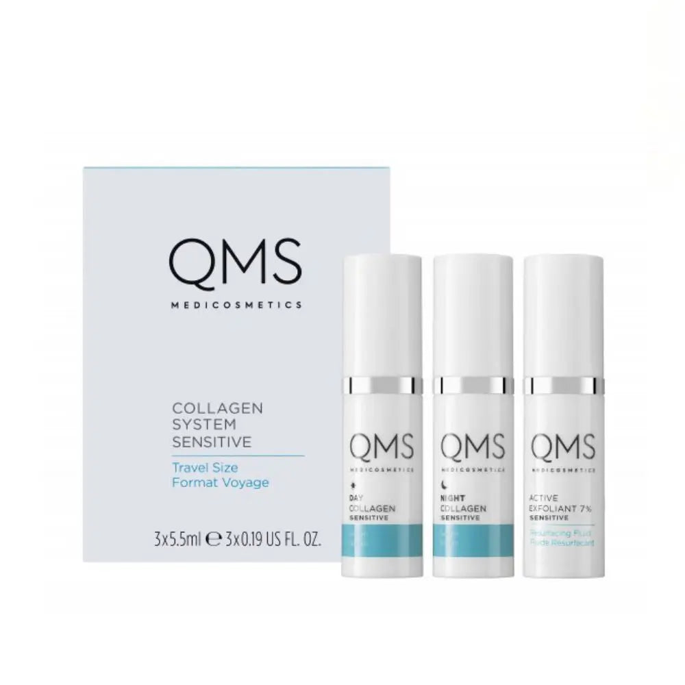 QMS Collagen System Sensitive Set 3 x 5.5ml (Travel Size Voyage) % | product_vendor%