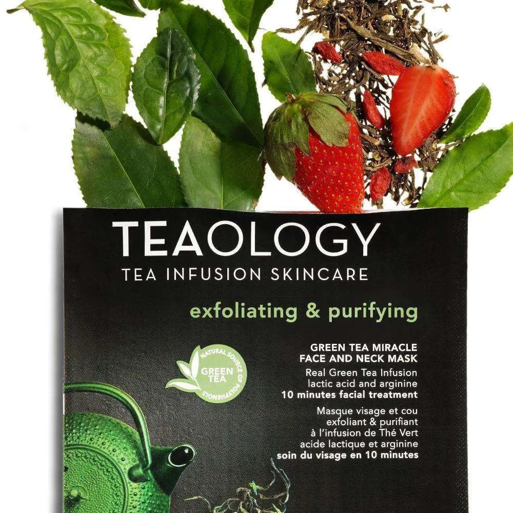 TEAOLOGY Green Tea Miracle Face and Neck Mask 30ml % | product_vendor%